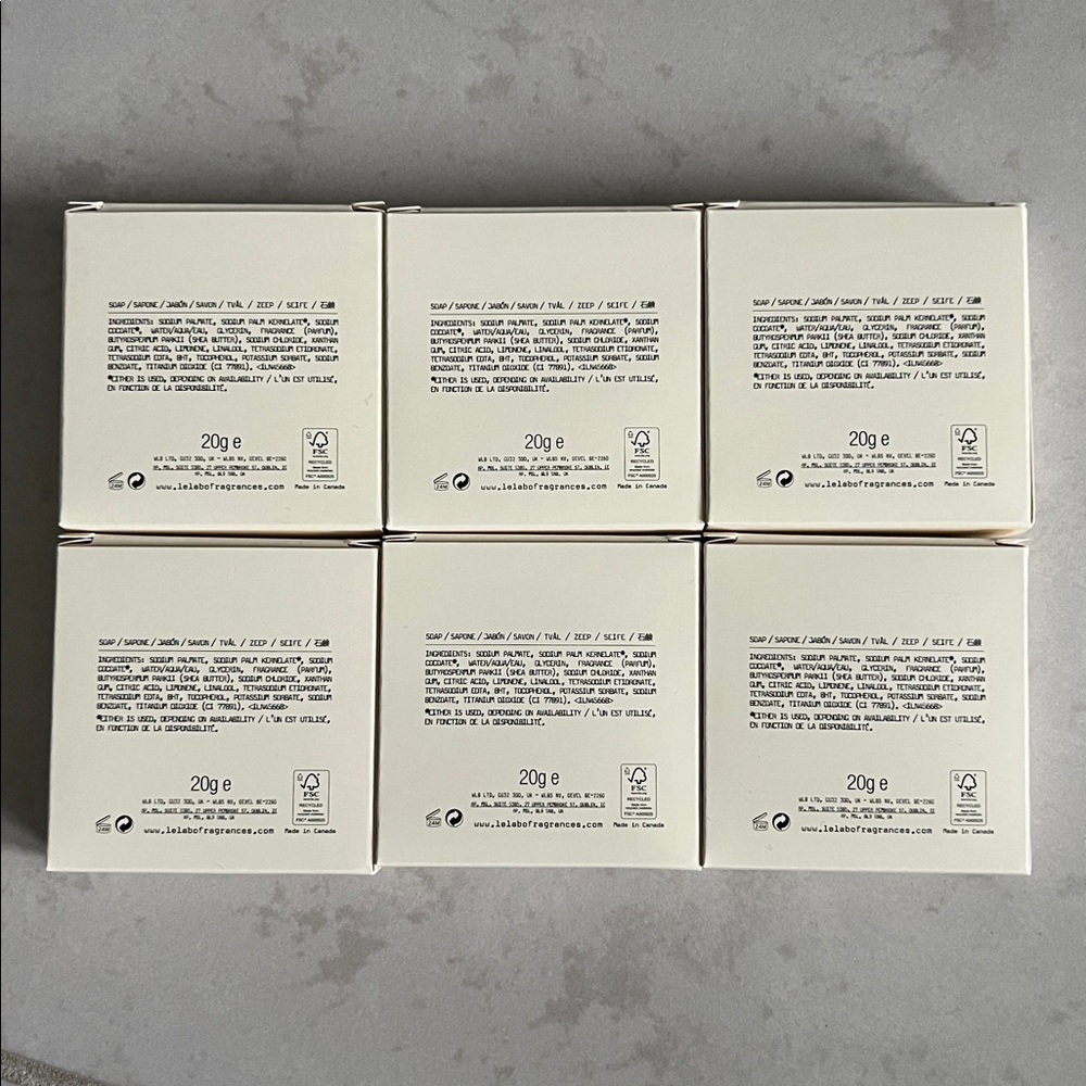 RARE Le Labo Hinoki Wash Bars (6) - Picture 2 of 2